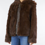 Giaccone in faux fur RF5240E1094 90840 BLUGIRL 