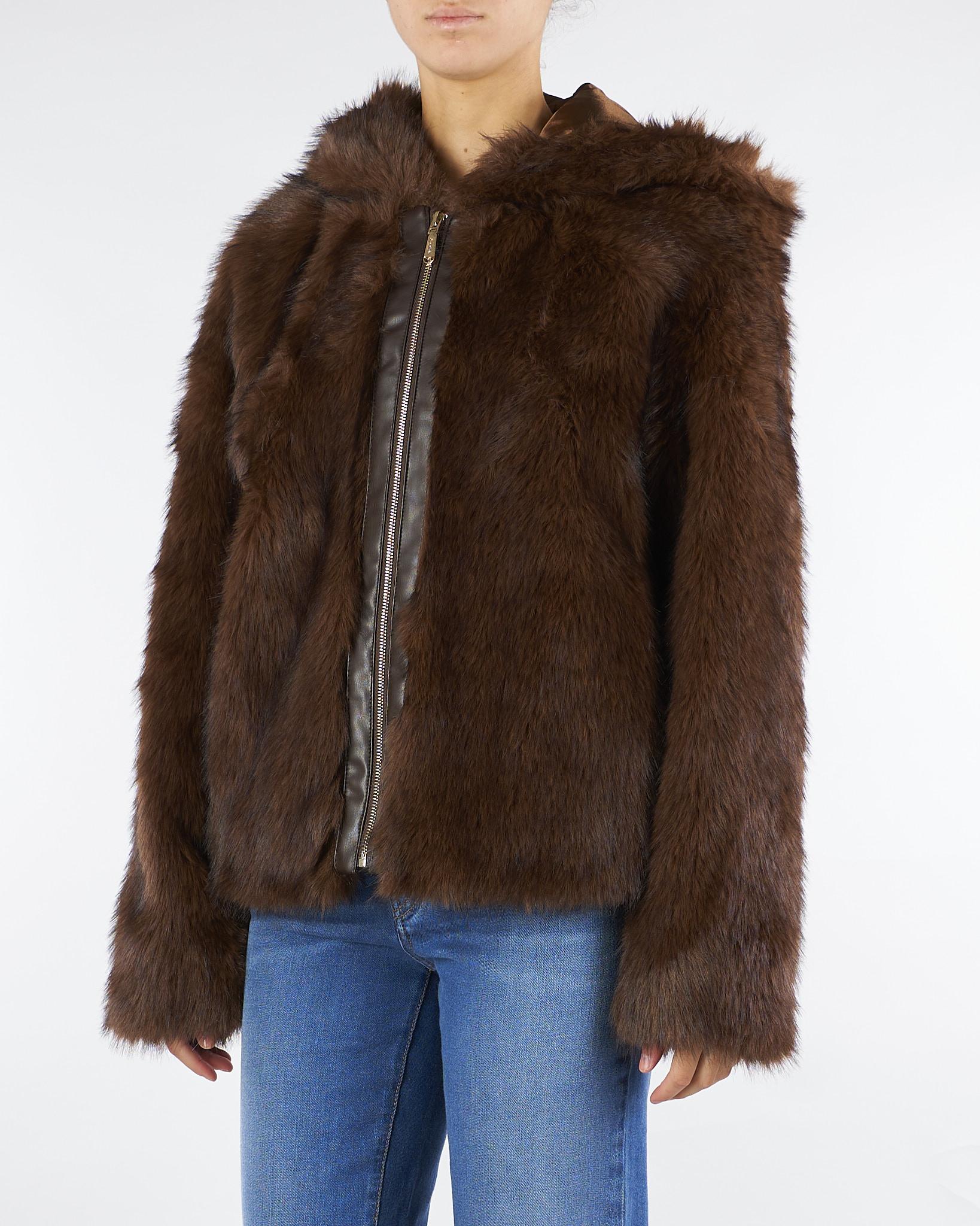 Giaccone in faux fur RF5240E1094 90840 BLUGIRL 