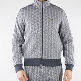 Felpa Grigio in jacquard con zip Paris SH1368 41I LACOSTE 