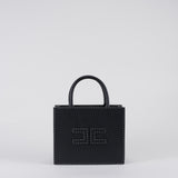 Tote piccola con impunture a contrasto