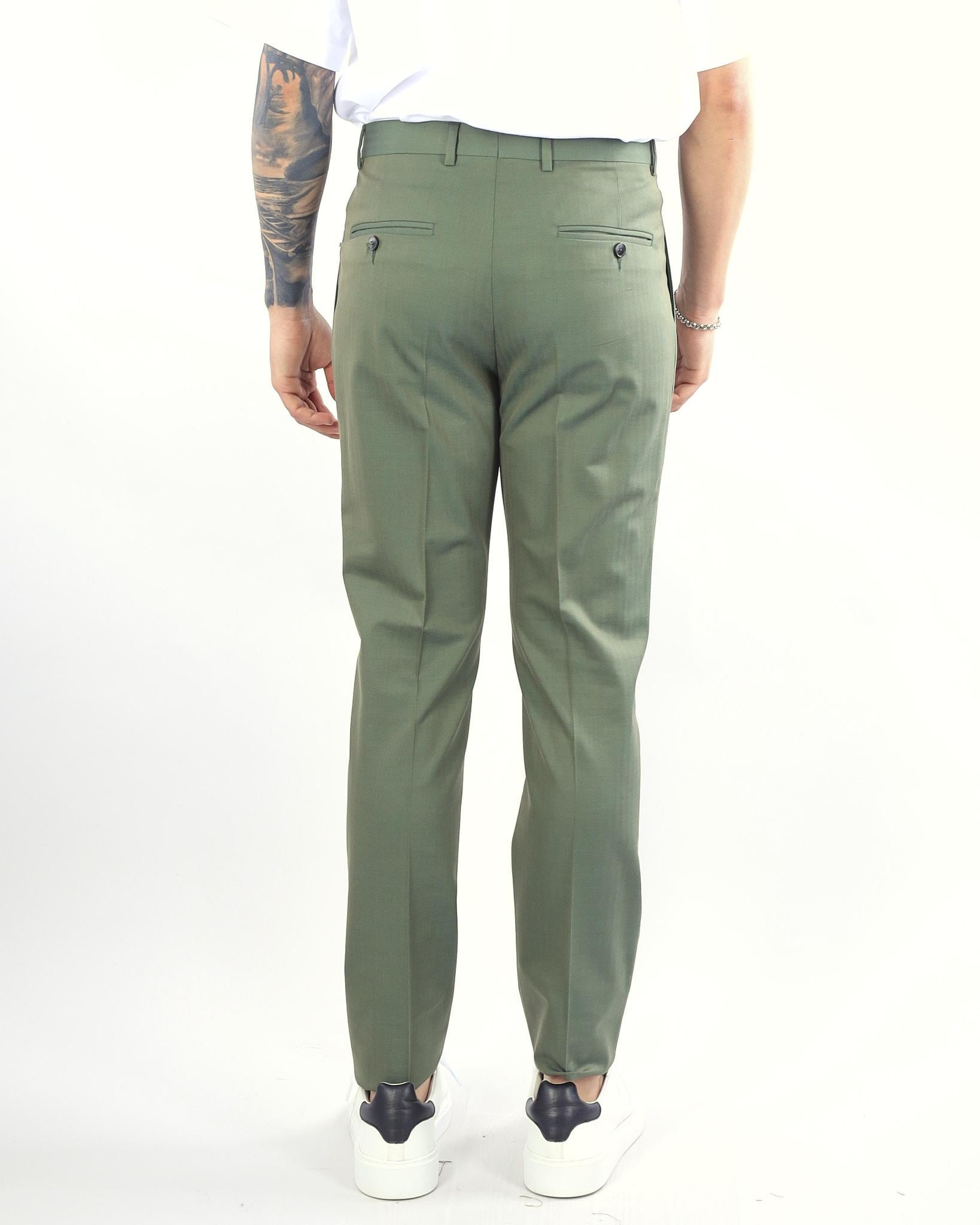 Abito Verde in tessuto Solaro monopetto 3832A3728253140 37 MANUEL RITZ 
