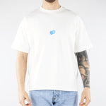 T-shirt boxy Bianco con stampa logo MAU3DICI03 01 3DICI 