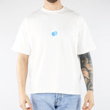 T-shirt boxy Bianco con stampa logo MAU3DICI03 01 3DICI 