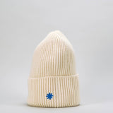 Cappello in lana a costine con logo Manuel Ritz