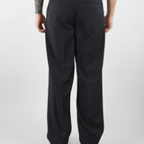 Pantalone Nero in fresco lana con pences Relaxed fit PAU3DICI041 99 3DICI 