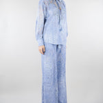 Camica in raso Devorè Denim con pizzo D48EK056E66 MF156 ERMANNO BY ERMANNO SCERVINO 