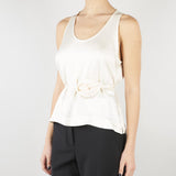Top Crema con fiore abbinato MLMAPOGEO 4 MARELLA 