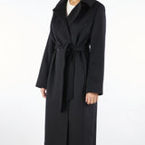 Cappotto Nero a vestaglia in lana BCOLLAG 13 MAX MARA STUDIO 