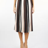 Gonna Multicolor in viscosa plissé PLEIADI 17 MAX MARA WEEKEND 