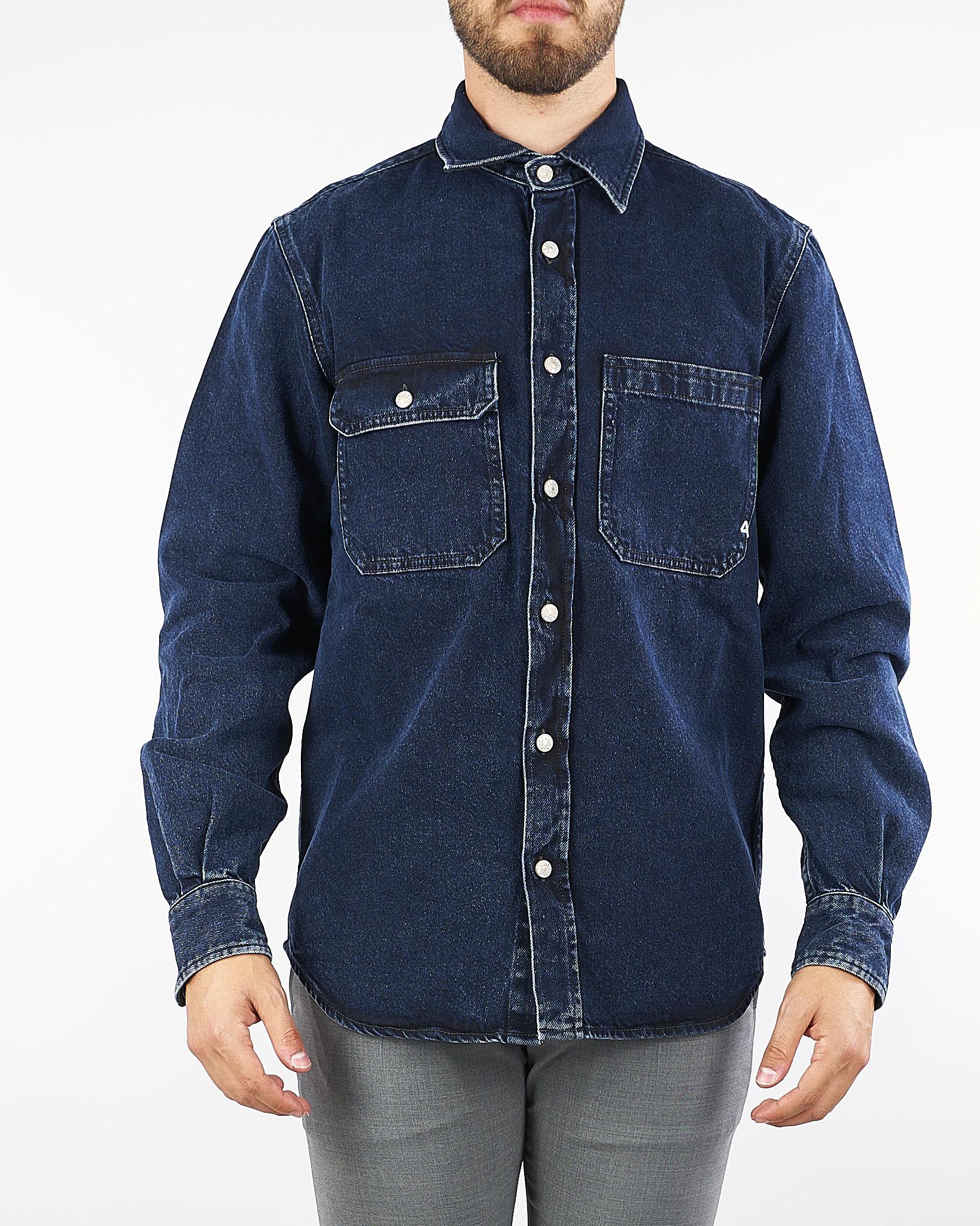 Camicia in Denim con tasche 451CL01 83 CYCLE 