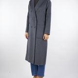 Cappotto Antracite Doppiopetto Basic Lungo TF0001 195 VICOLO 