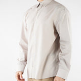 Camicia Grigio-Panna a righe relaxed fit CA3639 28 I'M BRIAN 
