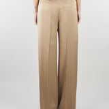 Pantaloni Tortora in doppio raso PBPFINANZA 6 PENNY BLACK 