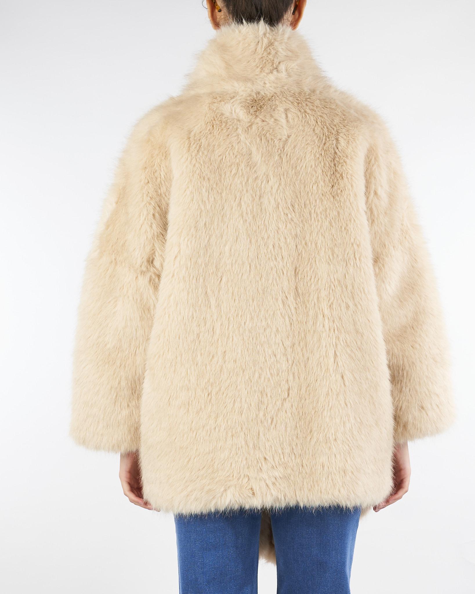 Parka in ecopelliccia Crema Pepe PEPE 642 NENETTE 