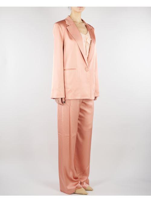 Pantaloni dritti Pesca in raso RA6002T448A 61220 BLUGIRL 