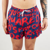 Costume con stampa lettering Dsquared