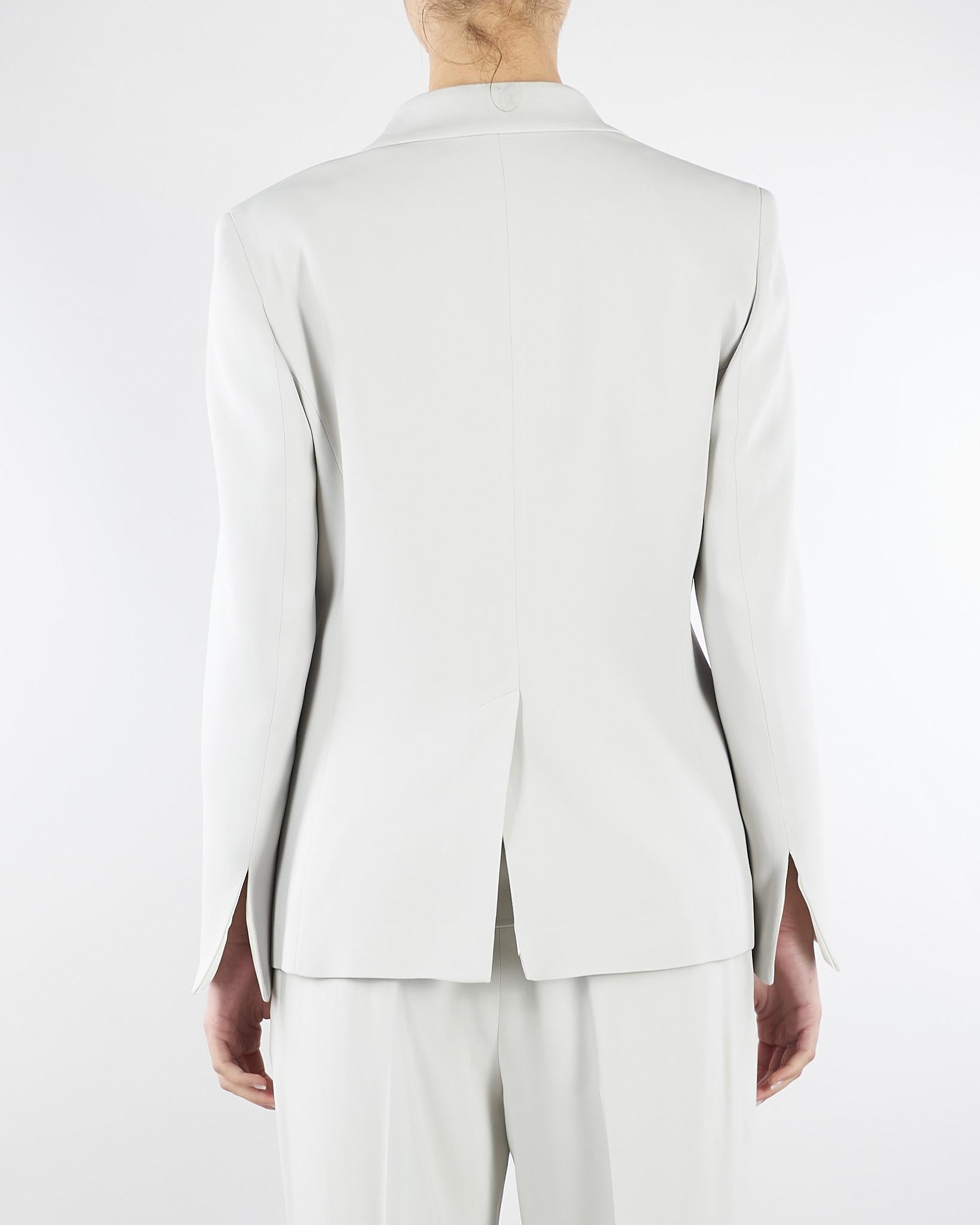Giacca Calce monopetto in cady crêpe viscosa GI0922460206 902 SEVENTY 
