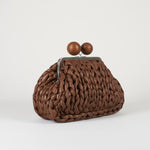 Borsa Pasticcino Bag Cuoio medium in nappa tricot WKALIBERO 3 MAX MARA WEEKEND 
