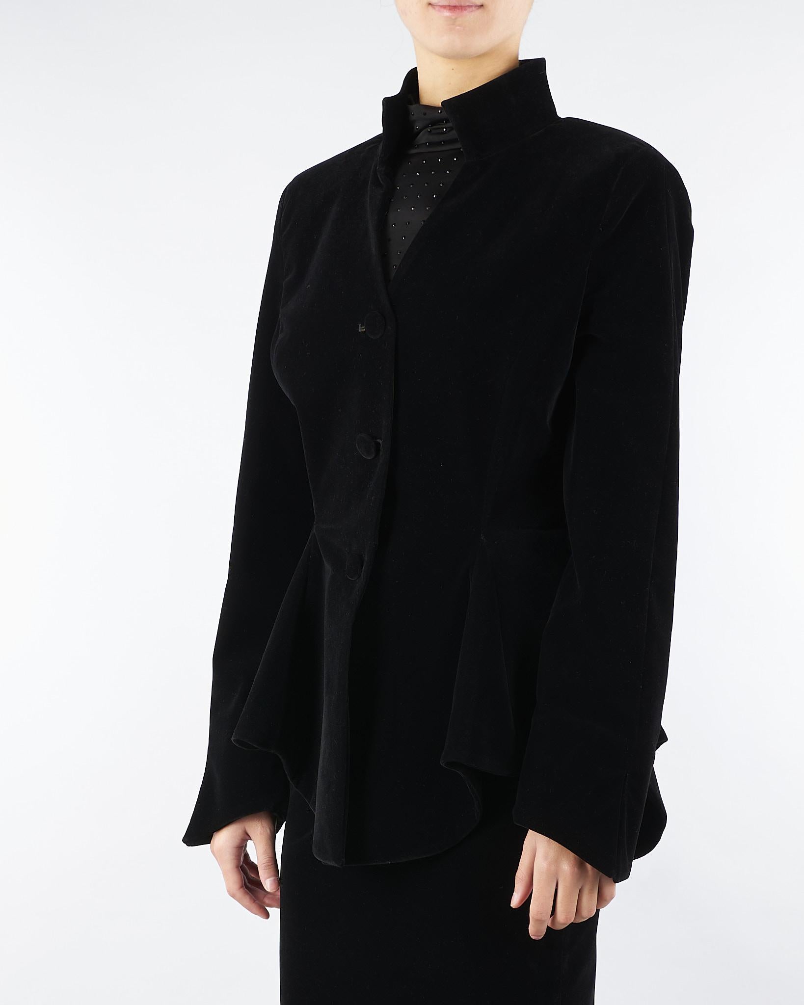 Giacca Nero in velluto ACT15182GI1043 99 ACTUALEE 