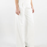 Pantaloni wide leg con fibbia Oval T Twinset
