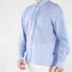 Camicia Blu-Bianco a righe in cotone CAU3DICI065 31 3DICI 