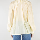 Camicia Giallo in organza con fiocco TAB0210 20 VICOLO 
