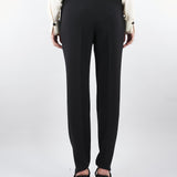 Pantalone Nero carrot in cady GISELLA 1 MAX MARA STUDIO 