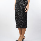 Gonna Nero in paillettes RENNES 1 MARELLA 