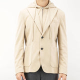 Giacca in pique con cappuccio staccabile Manuel Ritz