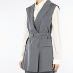 Gilet Grigio con cintura LC83KIC 98 IMPERIAL 