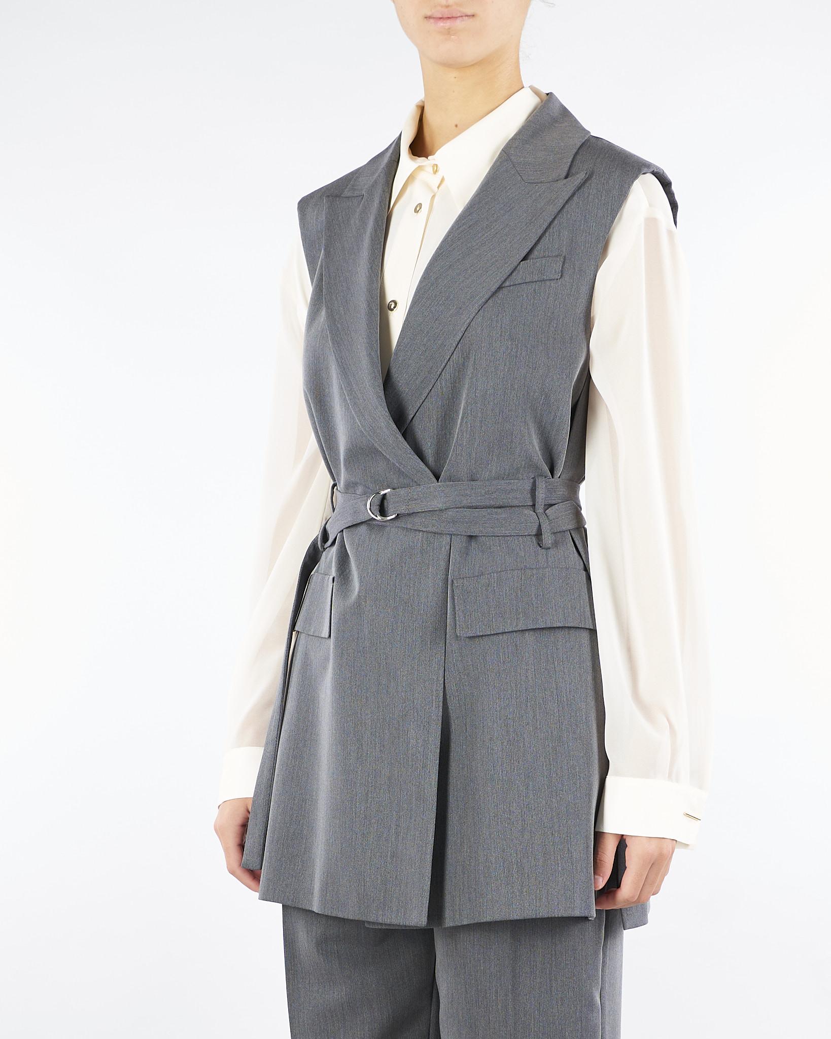 Gilet Grigio con cintura LC83KIC 98 IMPERIAL 