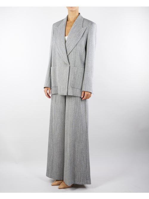 Pantalone Grigio Wide leg PA2206 98 BOHEMIAN VI 