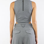 Body Grigio ultrasgambato BD00201TJER0060 V0071 SIMONA CORSELLINI 