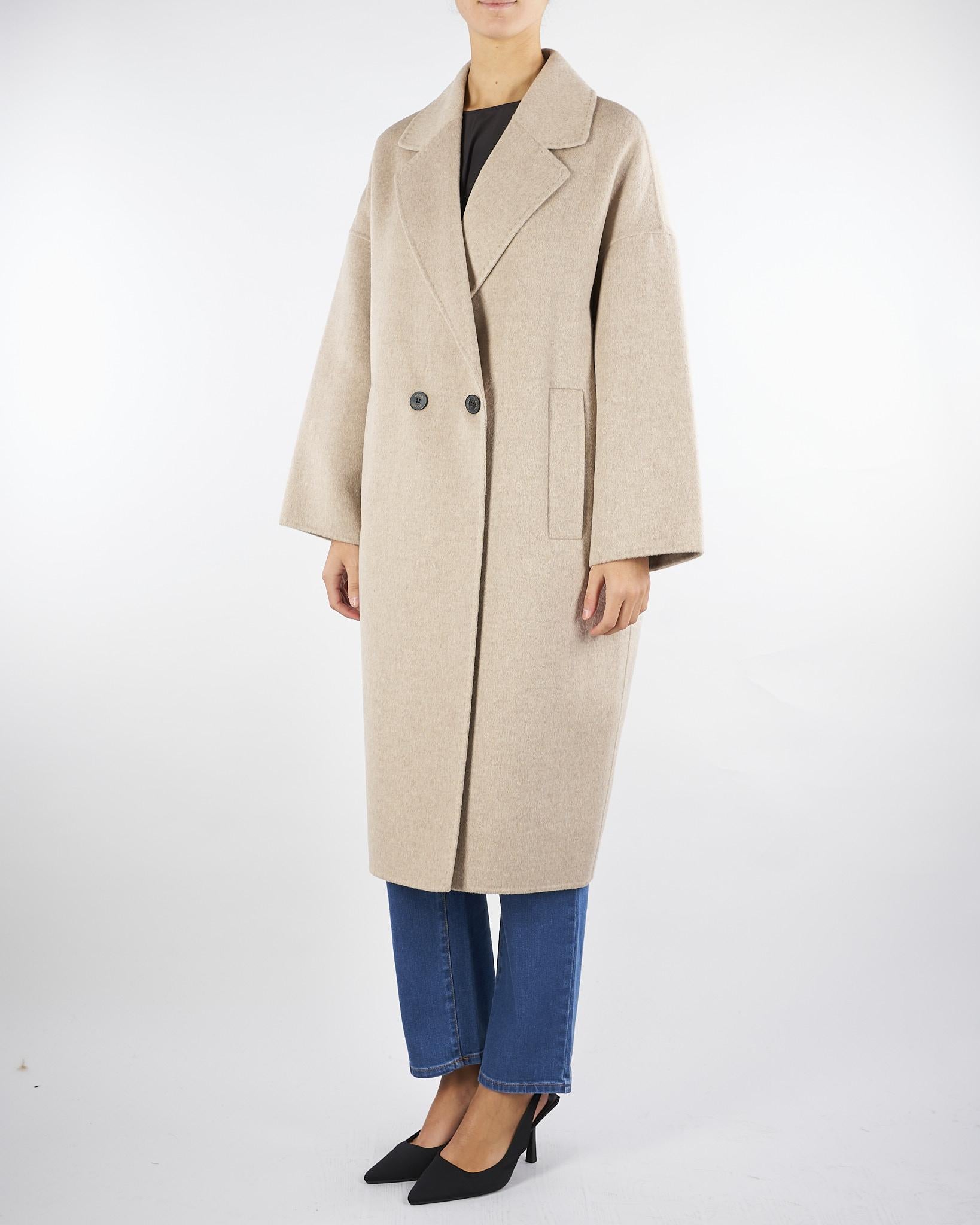 Cappotto Beige Ovetto Oversized TF0003 114 VICOLO 