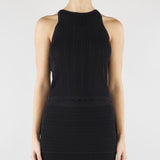 Top Mimosa Nero in maglia MIMOSA 700 NENETTE 