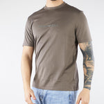 T-shirt Fango in jersey Pima con logo EM004583AF13669 M8361 EMPORIO ARMANI 