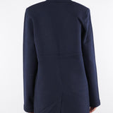 Giacca Blu in maglia con bottoni gioiello RF5281MA41R 93812 BLUGIRL 