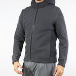 Giubbotto Antracite Woolharrd Duck Hood Zip Soft Jkt W25188 10 RRD 