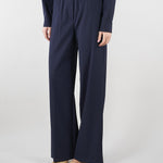 Pantalone Blu con elastico in vita WKDMALLO 1 MAX MARA WEEKEND 