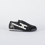 Sneaker Nero-Milk in pelle con dettaglio logo SA82G56E2 EF3 ELISABETTA FRANCHI 
