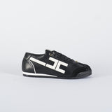Sneaker Nero-Milk in pelle con dettaglio logo SA82G56E2 EF3 ELISABETTA FRANCHI 
