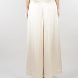 Pantalone Champagne in satin wide leg SS260349 36 ELEH 