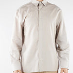 Camicia Grigio-Panna a righe relaxed fit CA3639 28 I'M BRIAN 