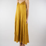 Sip dress Senape in gabardina di misto lino MLLVOLIERA 2 MARELLA 