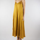 Sip dress Senape in gabardina di misto lino MLLVOLIERA 2 MARELLA 