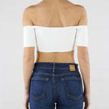 Top in maglia Avorio TK86B62E2 360 ELISABETTA FRANCHI 
