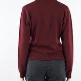 Maglia Polo Bordeaux in lana e cashmere MT3801900331 216 SEVENTY 