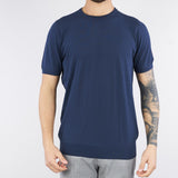 Maglia Blu in cotone superfine