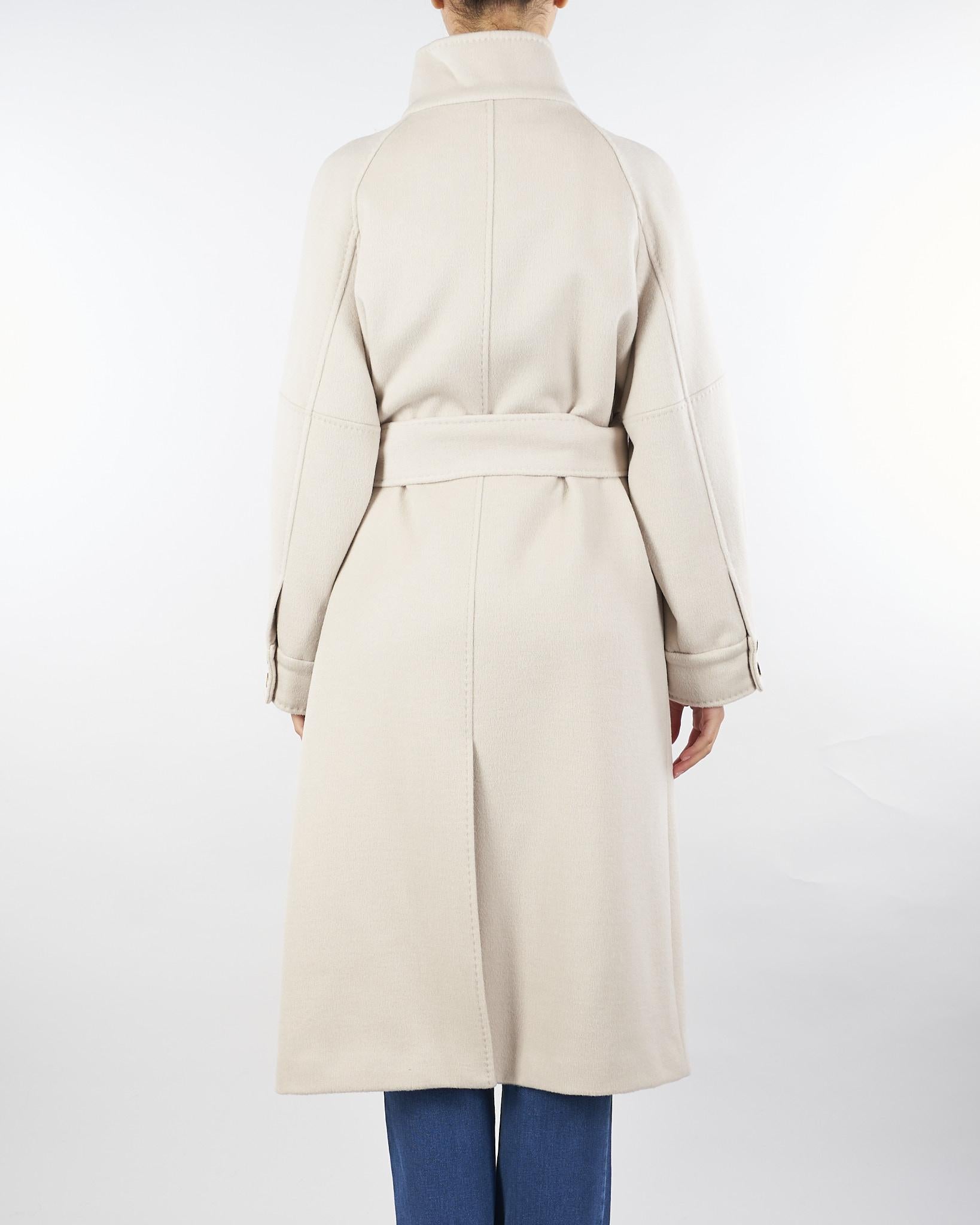 Cappotto Naturale oversize in pura lana e cashmere OGGI 1 MARELLA 