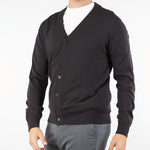 Cardigan Marrone in pura lana merinos finezza 16 A005F001 2358 PAOLO PECORA 